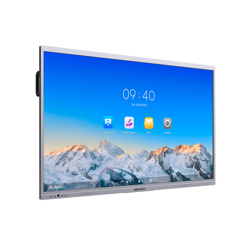 Pantalla interactiva hikvision 75/' 3840x2160 pixeles 4k wifi/bluetooh android 13.0 8gb memoria