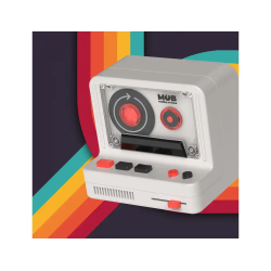 Altavoz mob bluetooth retro grey