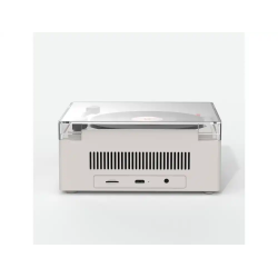 Reloj despertador mob bluetooth vinilo retro grey