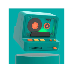 Altavoz mob bluetooth retro blue