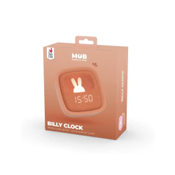 Despertador billy con luz de noche caramel