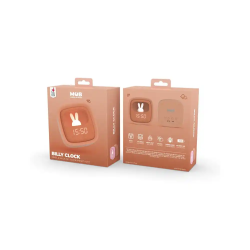 Despertador billy con luz de noche caramel