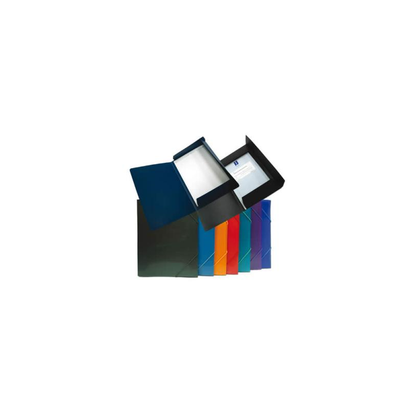 Carpeta gomas office box supra maxi 260x360 mm solapas polipropileno colores surtidos