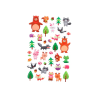 Pegatinas imaginovo cute animales bosque con relieve 190x105 mm en blister