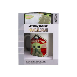 Set mandalorian calcetines y taza baby yoda the mandalorian