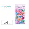 Pegatinas imaginovo mariposas magic dreams con relieve 190x105 mm en blister