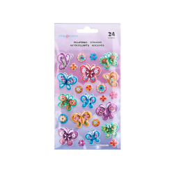Pegatinas imaginovo mariposas magic dreams con relieve 190x105 mm en blister