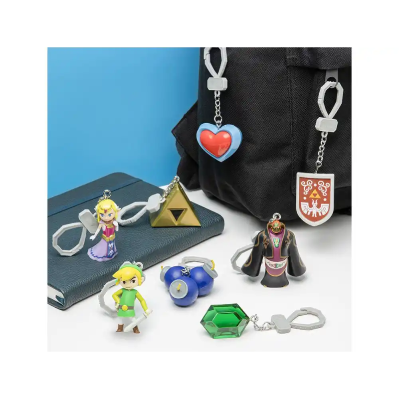 Colgantes para mochila zelda expositor de 24 unidades surtidas