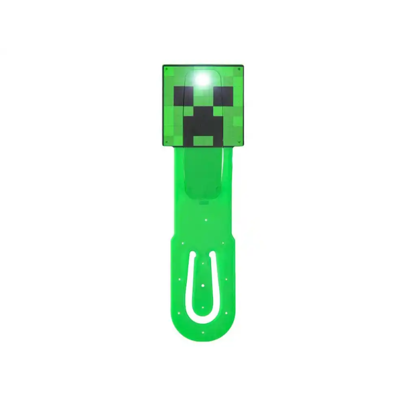 Lampara minecraft de lectura creeper