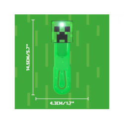 Lampara minecraft de lectura creeper