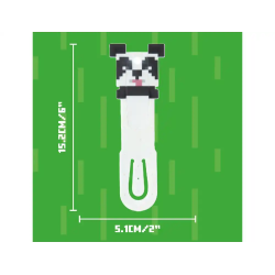 Lampara minecraft de lectura panda