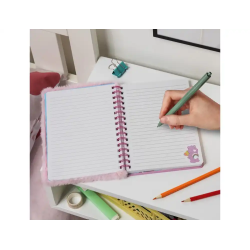 Cuaderno espiral esponjoso a5 osos amorosos