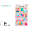 Pegatinas imaginovo dulces magic dreams con relieve 210x130 mm en blister