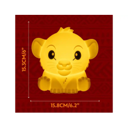 Lampara the lion king simba silicona