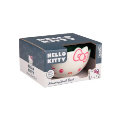 Cuenco con soporte para movil hello kitty para snack