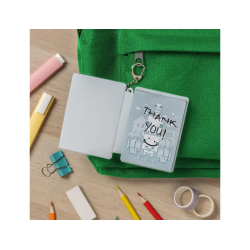 Bloc de notas minecraft hinchado con llavero