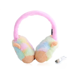 Auriculares squishmallows bluetooth de peluche leonard
