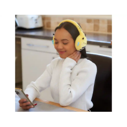 Auriculares squishmallows bluetooth de peluche sunny