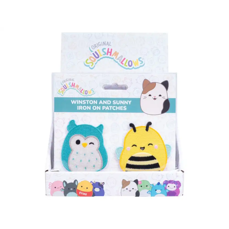 Parche squishmallow winston y sunny