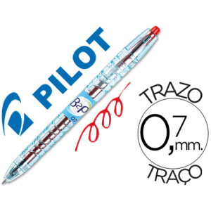Boligrafo pilot gel b2p rojo