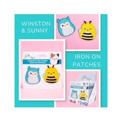 Parche squishmallow winston y sunny