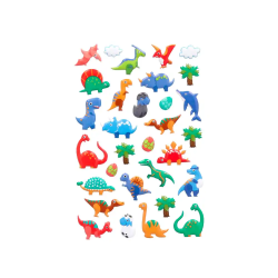 Pegatinas imaginovo kids dinosaurios goma eva 190x105 mm en blister