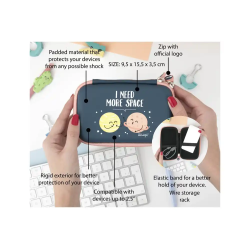 Funda para disco duro 2,5/' mr wonderful space