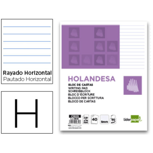 Bloc de cartas liderpapel...