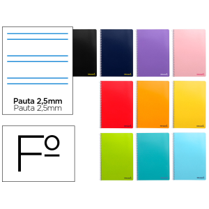 Cuaderno espiral liderpapel...