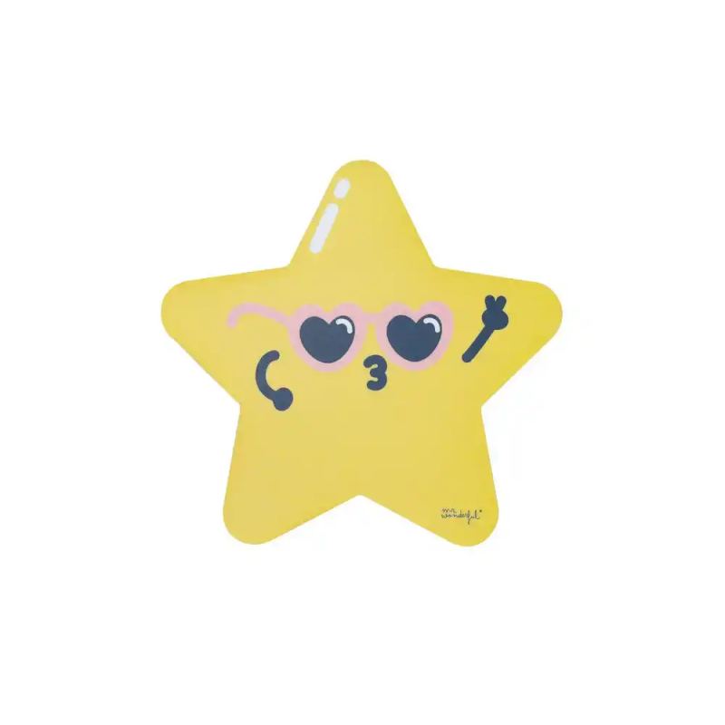 Alfombrilla de raton mr wonderful forma estrella 210x210 mm