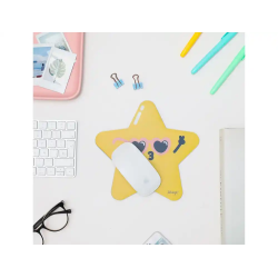 Alfombrilla de raton mr wonderful forma estrella 210x210 mm
