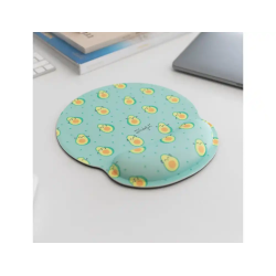 Alfombrilla de raton mr wonderful de gel ergonomica aguacates 250x230 mm