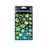 Pegatinas imaginovo luminosas estrellas con relieve 190x105 mm en blister