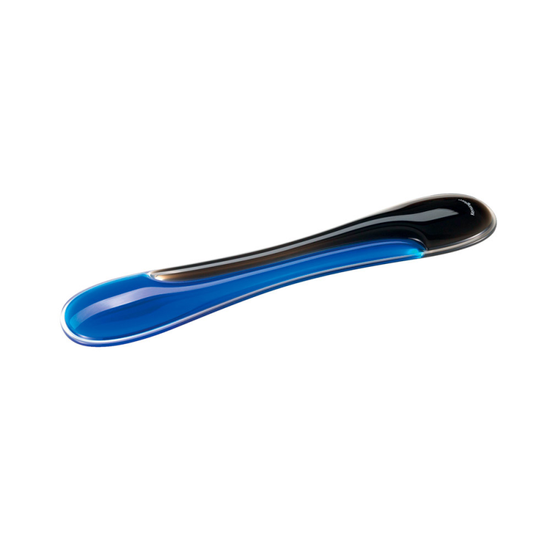 Reposamuñecas kensington duo gel para teclado slim color negro/azul 490x95x18 mm