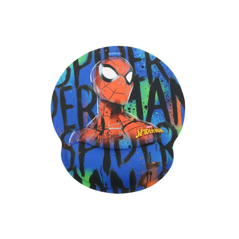 Alfombrilla de raton marvel de gel ergonomica spiderman 250x230 mm
