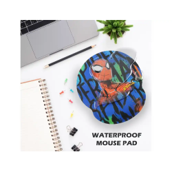 Alfombrilla de raton marvel de gel ergonomica spiderman 250x230 mm