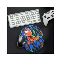 Alfombrilla de raton marvel de gel ergonomica spiderman 250x230 mm