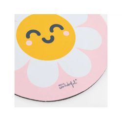 Alfombrilla de raton mr wonderful redonda margarita 200 mm