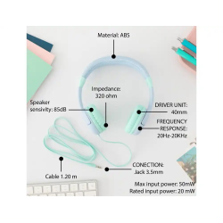 Auriculares mr wonderful para niños friday feeling