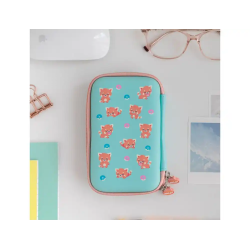 Funda para disco duro 2,5/' mr wonderful panda rojo