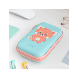 Funda para disco duro 2,5/' mr wonderful panda rojo