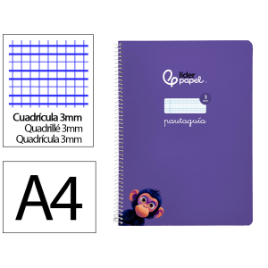 Cuaderno espiral liderpapel...