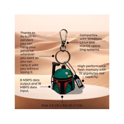 Memoria usb mandalorian 32gb boba fett