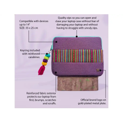 Funda para portatil 14/' vamvam essauira