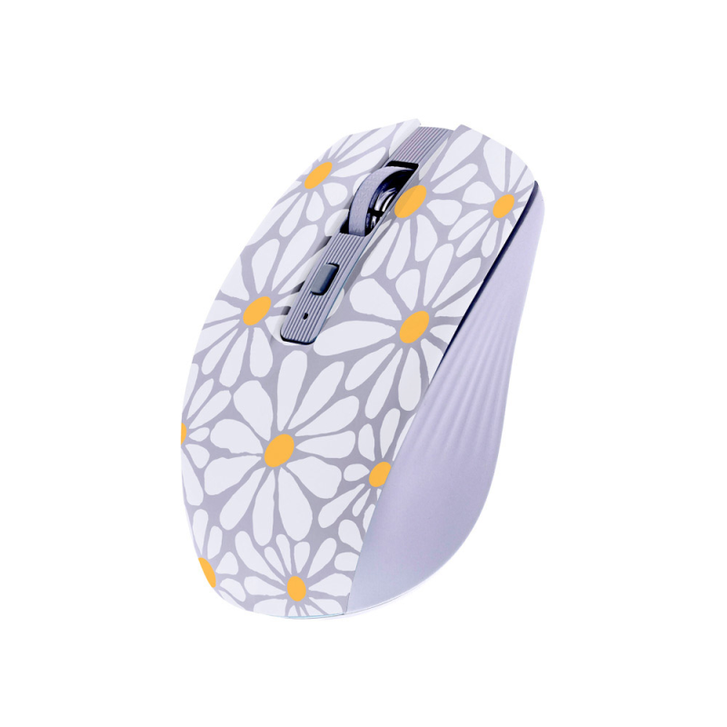 Raton tnb inalambrico flores optico 1600 dpi bluetooth usb a
