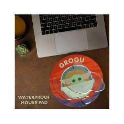 Alfombrilla de raton mandalorian redonda grogu 200 mm
