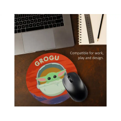 Alfombrilla de raton mandalorian redonda grogu 200 mm