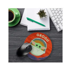 Alfombrilla de raton mandalorian redonda grogu 200 mm