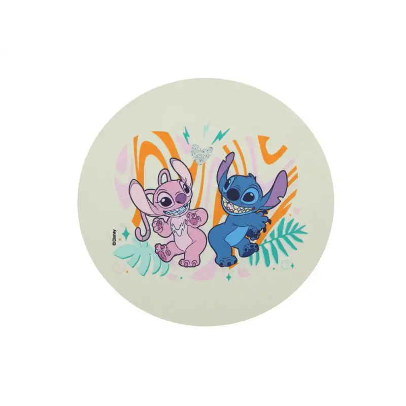 Alfombrilla de raton lilo&stitch redonda stitch & angel 200 mm