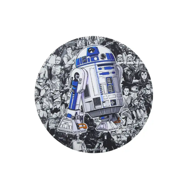 Alfombrilla de raton star wars redonda r2d2 200 mm